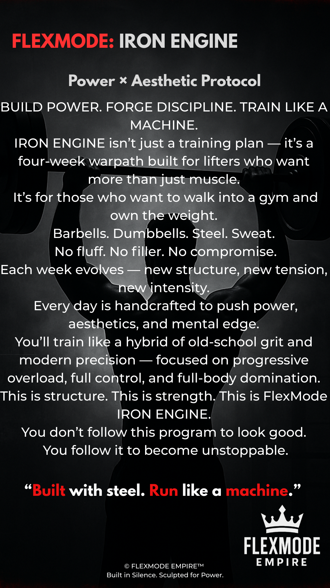 FlexMode Iron Engine (4 Weeks)